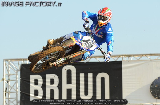 2009-10-03 Franciacorta - Motocross delle Nazioni 0268 Free practice MX1 - Antonio Cairoli - Yamaha 450 ITA